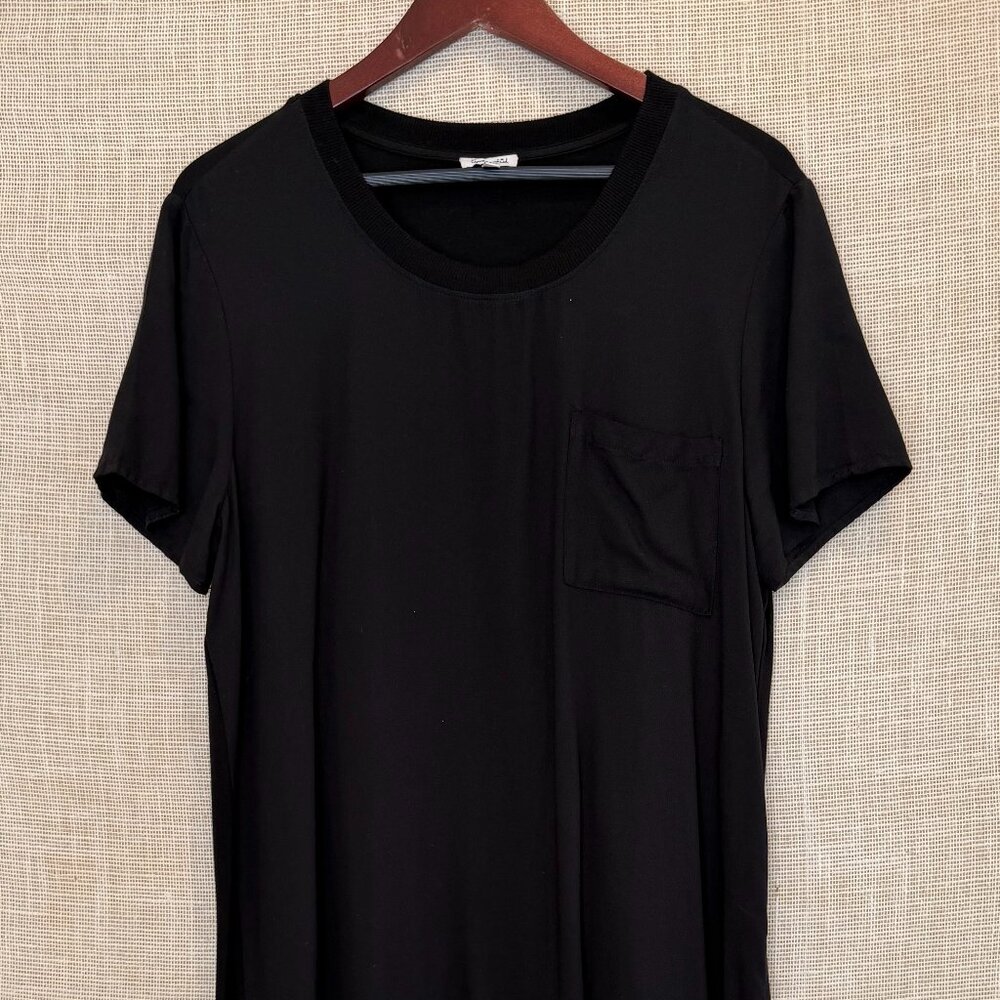 Splendid Black Casual T-shirt Dress
